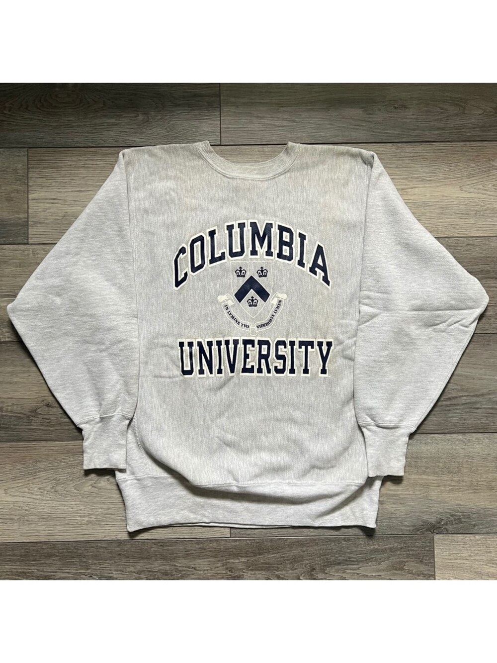 Vintage Champion Reverse Weave Columbia University Crewneck Sweatshirt L USA